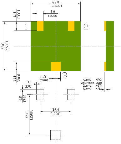 nanoSOT SMXBCY59-10 ST Microelectronics BCY59-10 NPN Epitaxial Silicon Transistor