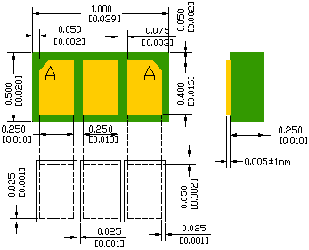 nanoDFN SMSSMV30223-07 kNOX SMV30223-10 kNOX SMV30223-10 Common Cathode Varactor (Tuning) Diode 18pF