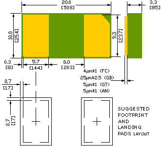 nanoDFN SMXCZRU52C11 Comchip CZRU52C11 Zener Diode, 11V  5%,150mW