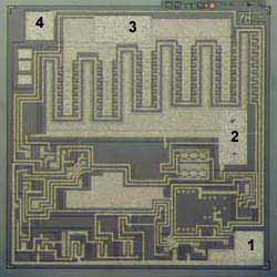 LM7805 DIE LAYOUT - MECHANICAL SPECIFICATIONS