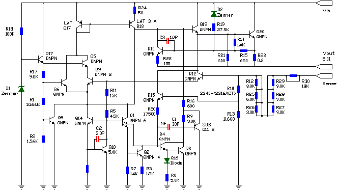 LM7808 National Semiconductor LM7808 8V POSITIVE VOLTAGE REGULATOR DIE FOR HYBRID CIRCUITS
