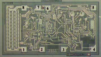 LP2951-5.0 DIE LAYOUT - MECHANICAL SPECIFICATIONS
