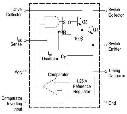 MC34063A Fairchild Semiconductor MC34063A DC-DC CONVERTER CONTROL CIRCUITS