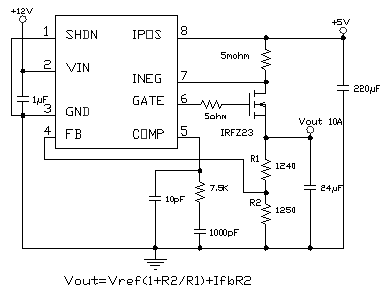 Typical Application - Adjustable Voltage